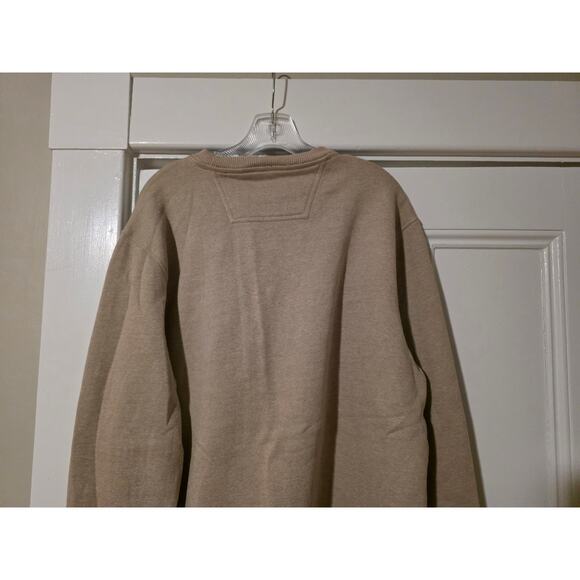 IZOD Sweatshirt Mens L Advantage Performance Striped Fleece Pullover - Picture 9 of 10